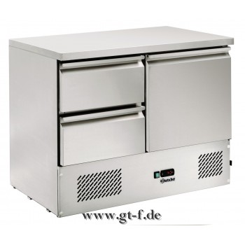 Mini-Kühltisch mit Umluftkühlung